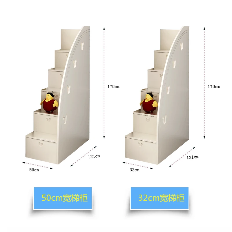 

Ladder cabinet single sale Ladder cabinet upper and lower beds Bunk beds High and low beds Children's bed cabinet Ladder slide s