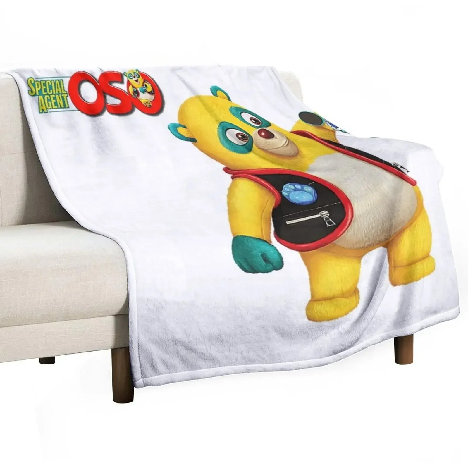 

Special Agent Oso Throw Blanket Softest Thermals For Travel Comforter Kid'S Blankets