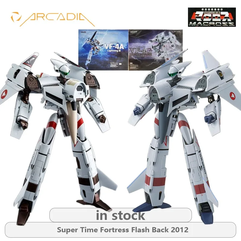

ARCADIA оригинальная серия Super Time Fortress Flash Back 2012, полностью деформированная VF-4A Lightning III, аниме-фигурка, модель игрушки