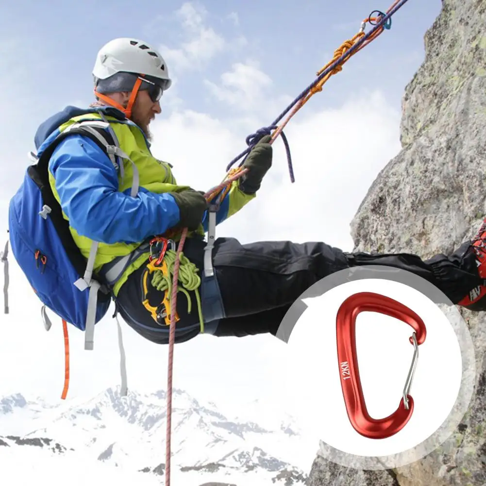 

Carabiners Robust Heavy Duty Carabiner Clips for Secure Rope Connections High Strength Solid Construction Strong Load-bearing