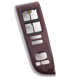 Door Window Glass Lifter Switch Decorative Panel Armrest Peach Wood Panel for Toyota Camry 2012 2013 2014 2015 2016 2017
