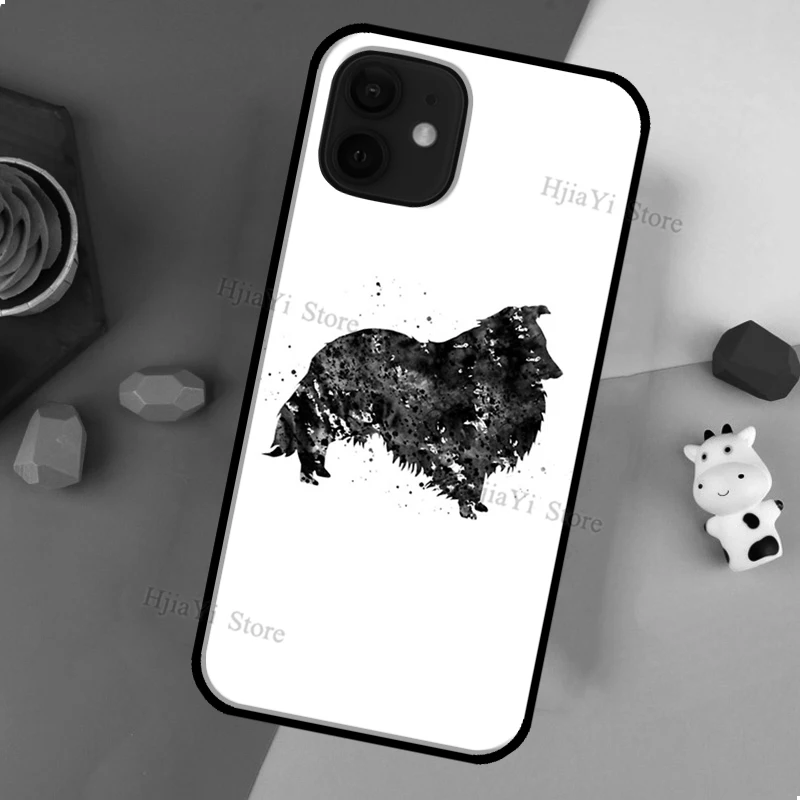 Shetland Sheepdog Dog Phone Case For iPhone 16 15 13 11 14 Pro Max 12 13 mini X XR XS Max Plus Cover Shell