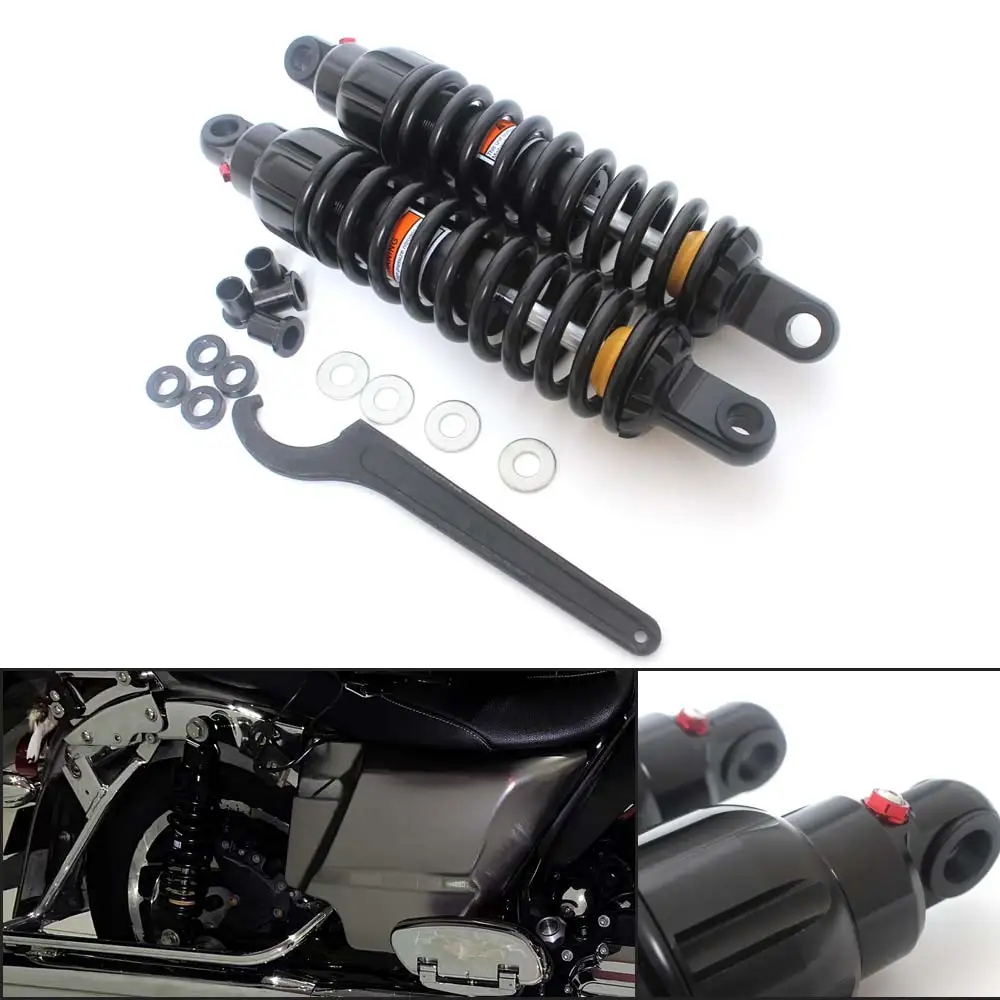 325MM Motorcycle Rear Suspension Spring Shock Absorber Accessories For Harley Touring Sportster 883 1200 Honda Yamaha Kawasaki