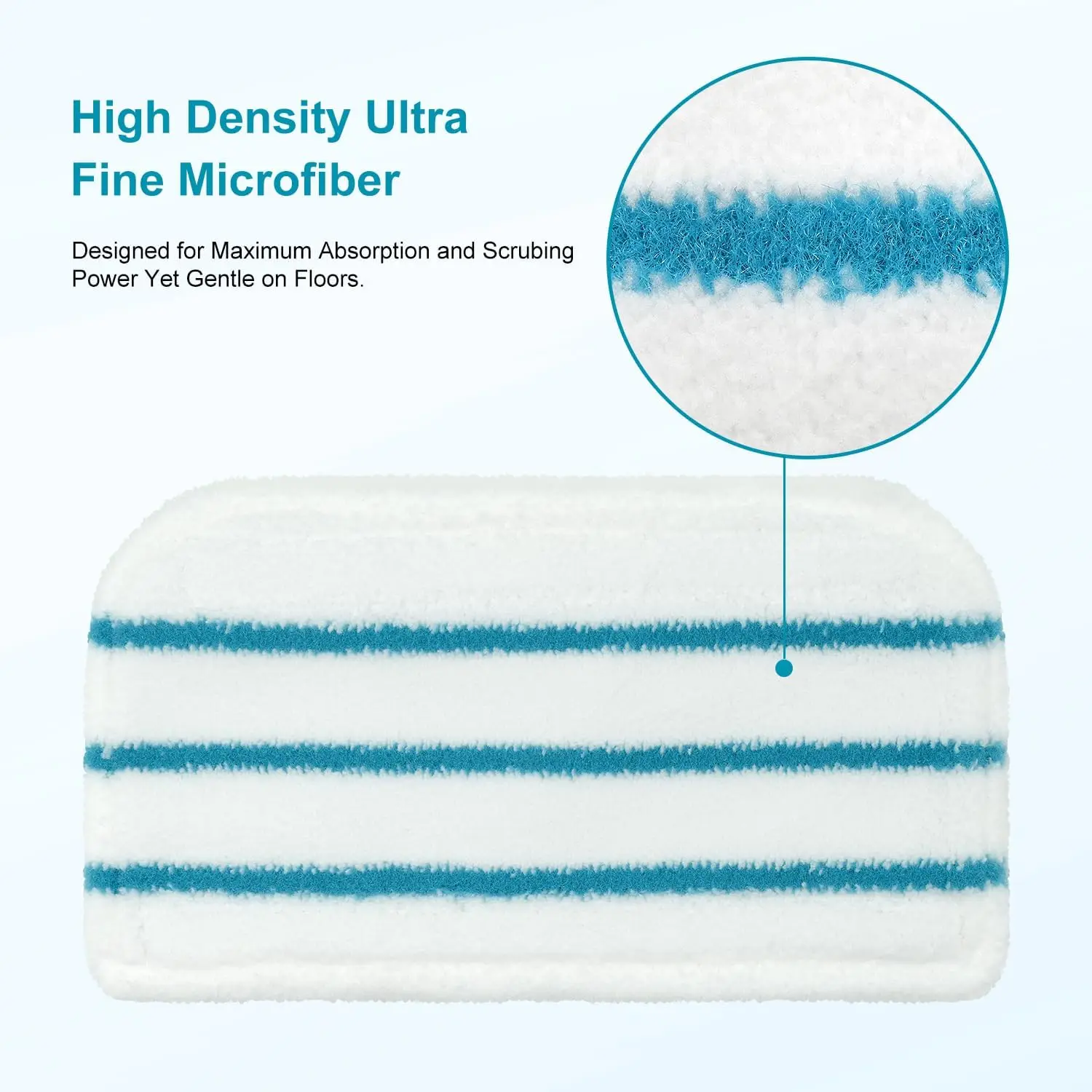 1/2PCS Cleaner Pad Floor Washer Wipes Dust Cloth for Black & Decker FSM1600 FSM1610 FSM1620 FSM1630 Steam Mop Pads