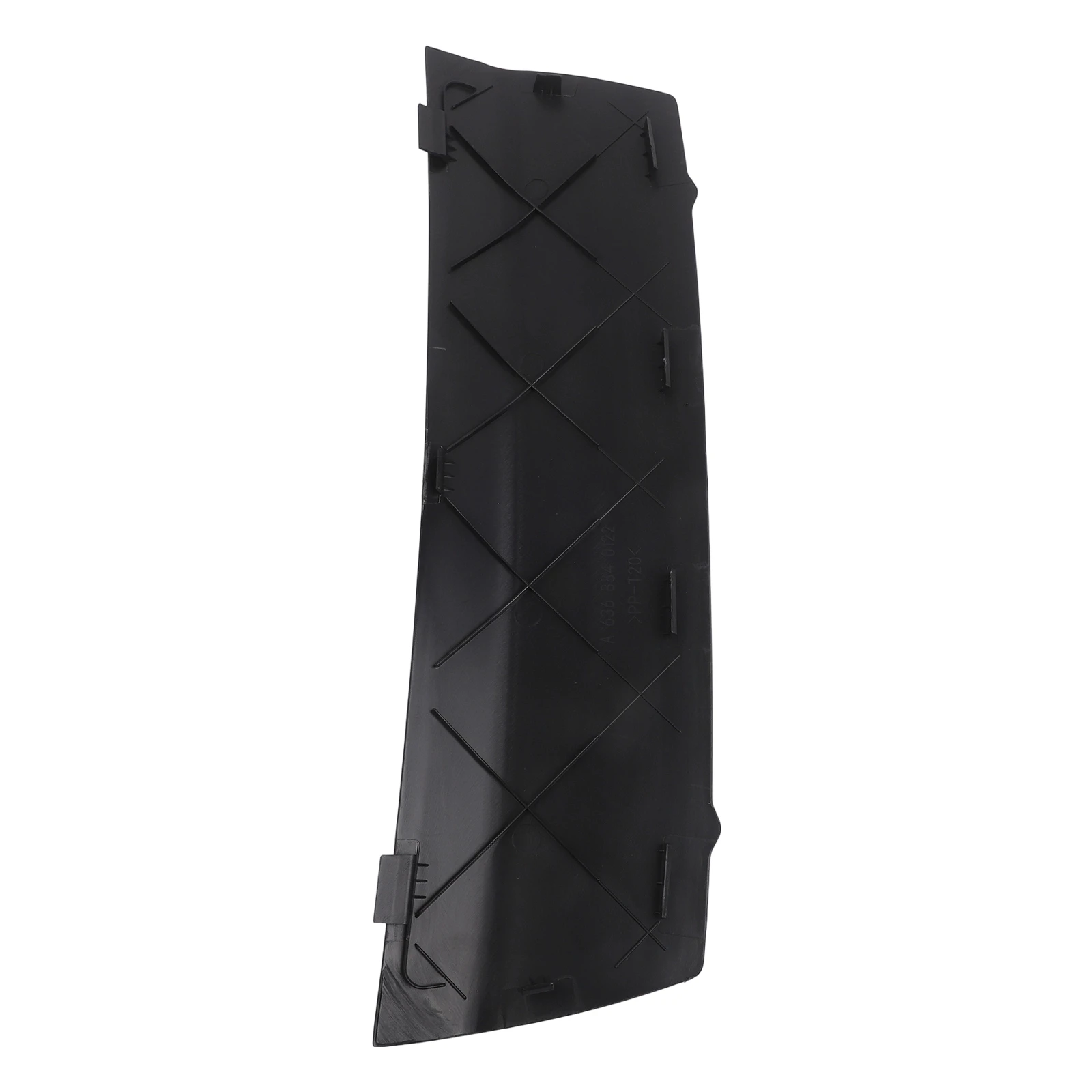 Black Windshield Lower Air Filter Panel Cover for Mercedes For VITO W639 A639840022 Easy Installation Long Lasting Performance