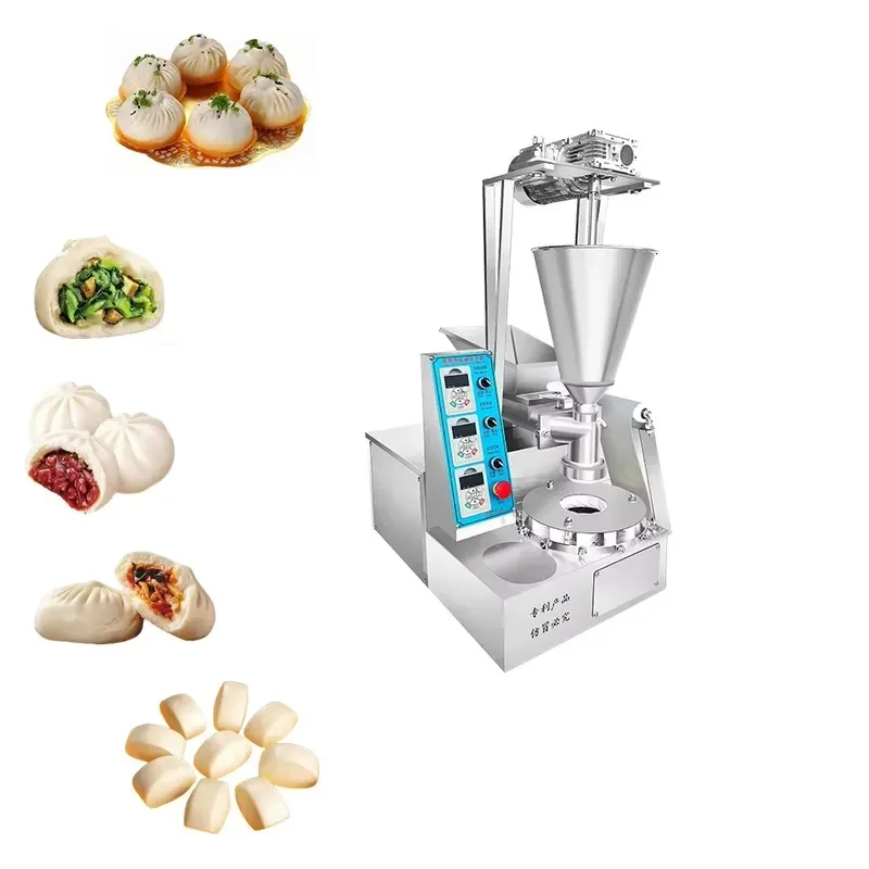 Portable stainless steel automatic motor steamed bun machine Small exquisite steamed bun food processing equipment