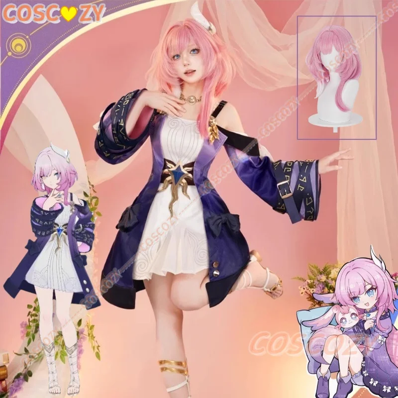 

Honkai: Star Rail Cyrene Cosplay Costume Uniform Wig Halloween Carnival Party Christmas Play Role Clothes Clothing for Women