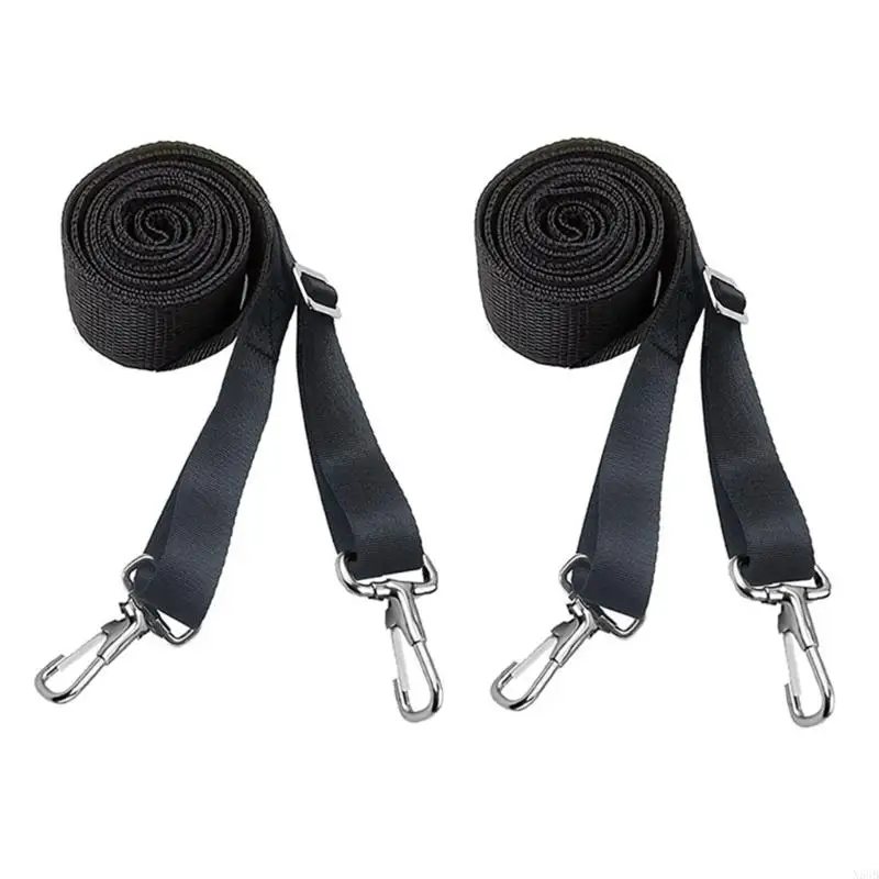 

N58B Marine Awning Webbing Straps with Stainless Steel Heavy Duty Loop Bimini Top Hardware Adjustable Bimini Top Straps