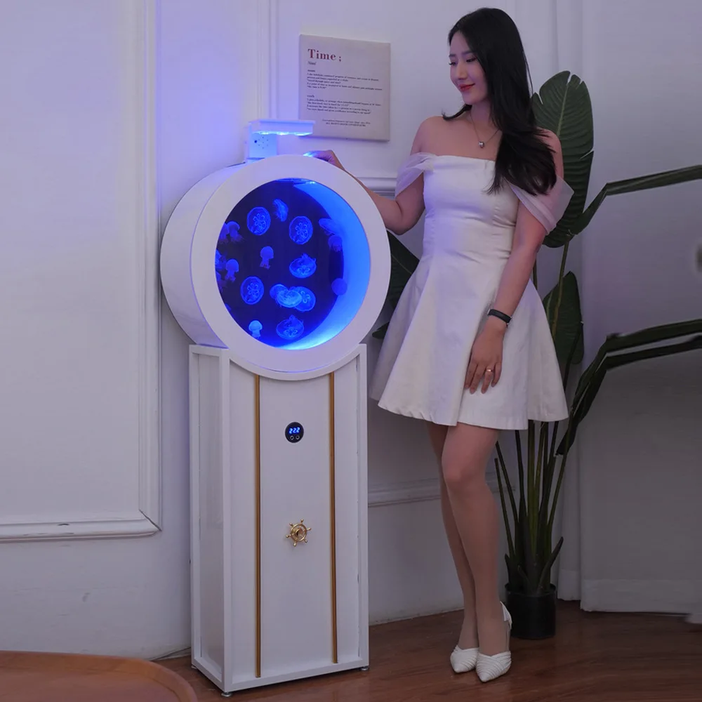 

Профессиональный аквариум для медуз: умный круглый аквариум для дома и гостиной с эффектом красной луны