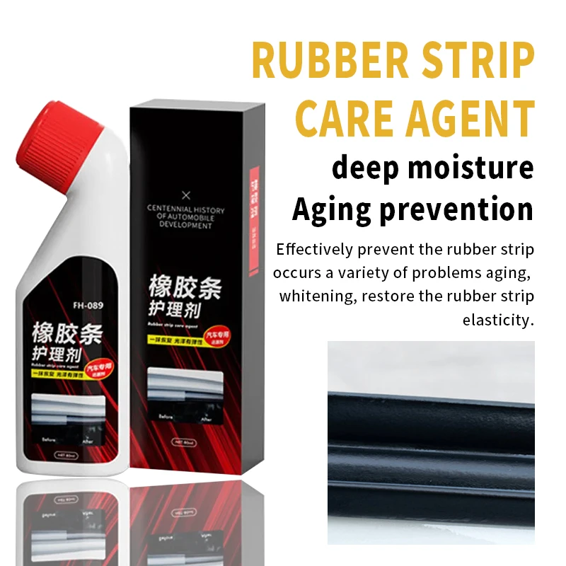 

Car Rubber Restorer Refresh Coating Agent Auto Exterior Plastic Repair Polish And Clean Restoration Black Shine Seal Brighten