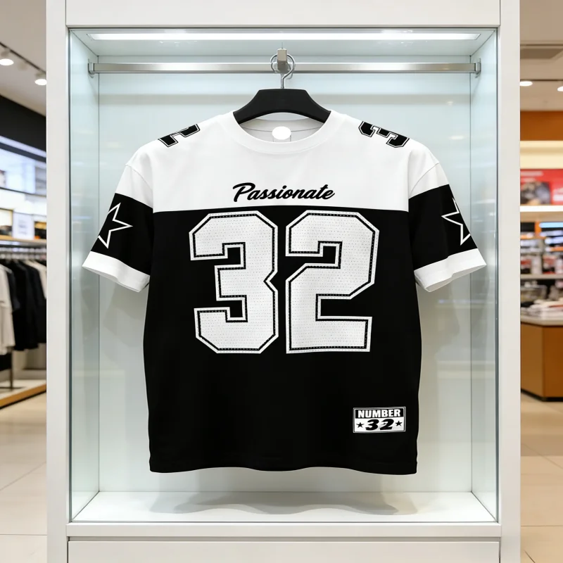 2026 New Best Seller No.32 Casual Short-sleeved T-shirt Sports Breathable Quick Drying Men's Simple and Comfortable Beachwear