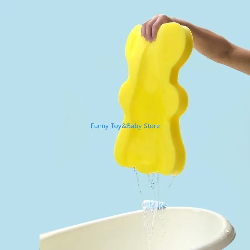 بساط حمام للأطفال على شكل دب لطيف، إسفنجة عالمية للعناية بالأطفال، مريحة C90B #4