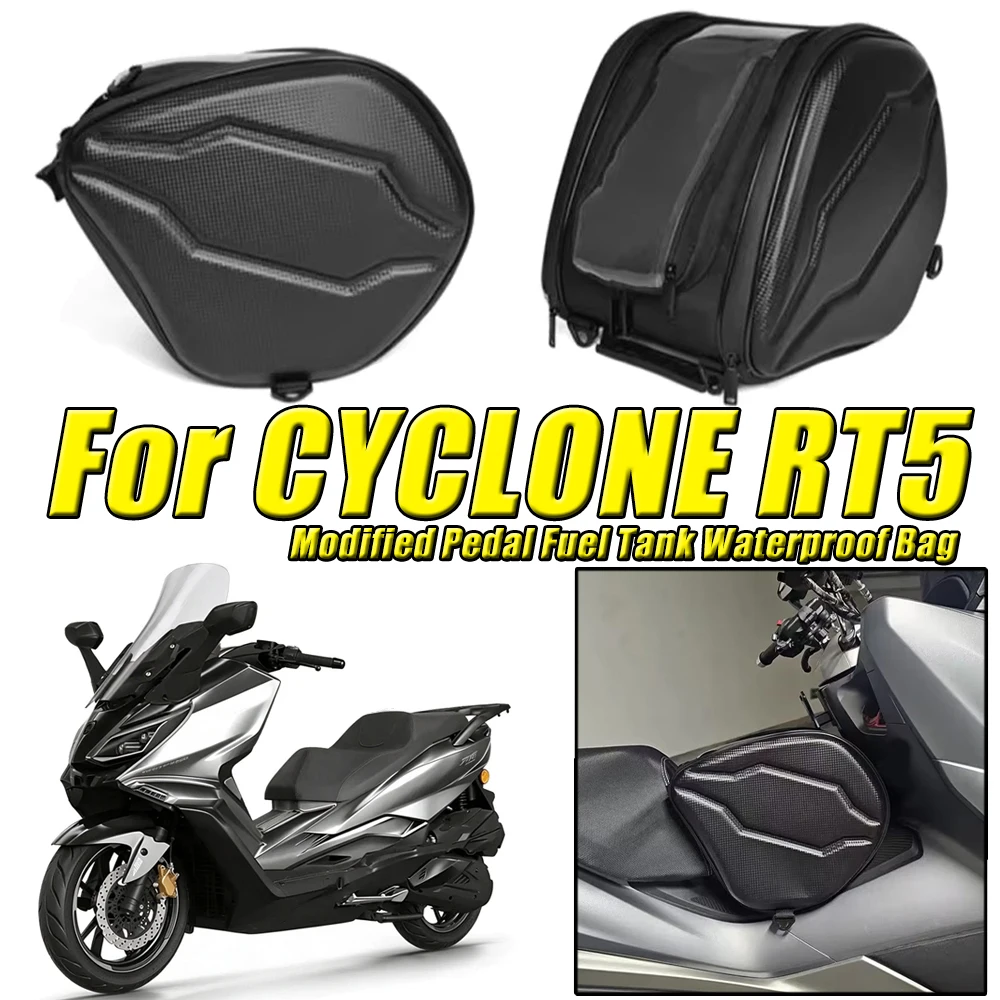 For CYCLONE RT5 RT 5 RT-5 2025 2026 Motorcycle Modified Pedal Fuel Tank Waterproof Bag Mobile Phone Anti-fall Bag
