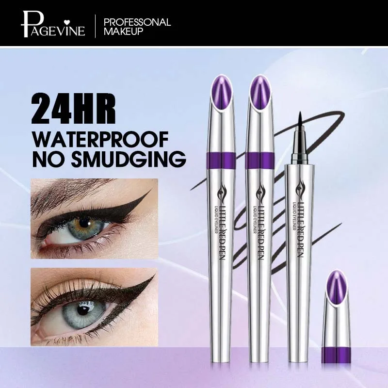 PAGE VINE Smooth Positioning Eyeliner Pen -ติดทนนาน ไม่เลอะเทอะ เรียบเนียน เหมาะสำหรับผู้เริ่มต้น สำหรับขนตาล่าง