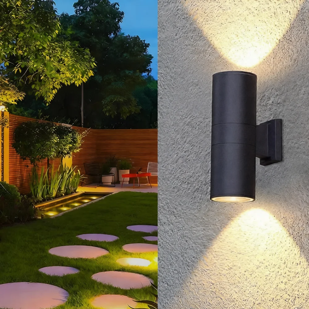 Modern Waterproof Outdoor Wall Lamp IP65 Garden Porch Lighting Aluminum Sconce Fixture For Exterior Balcony Yard Decor