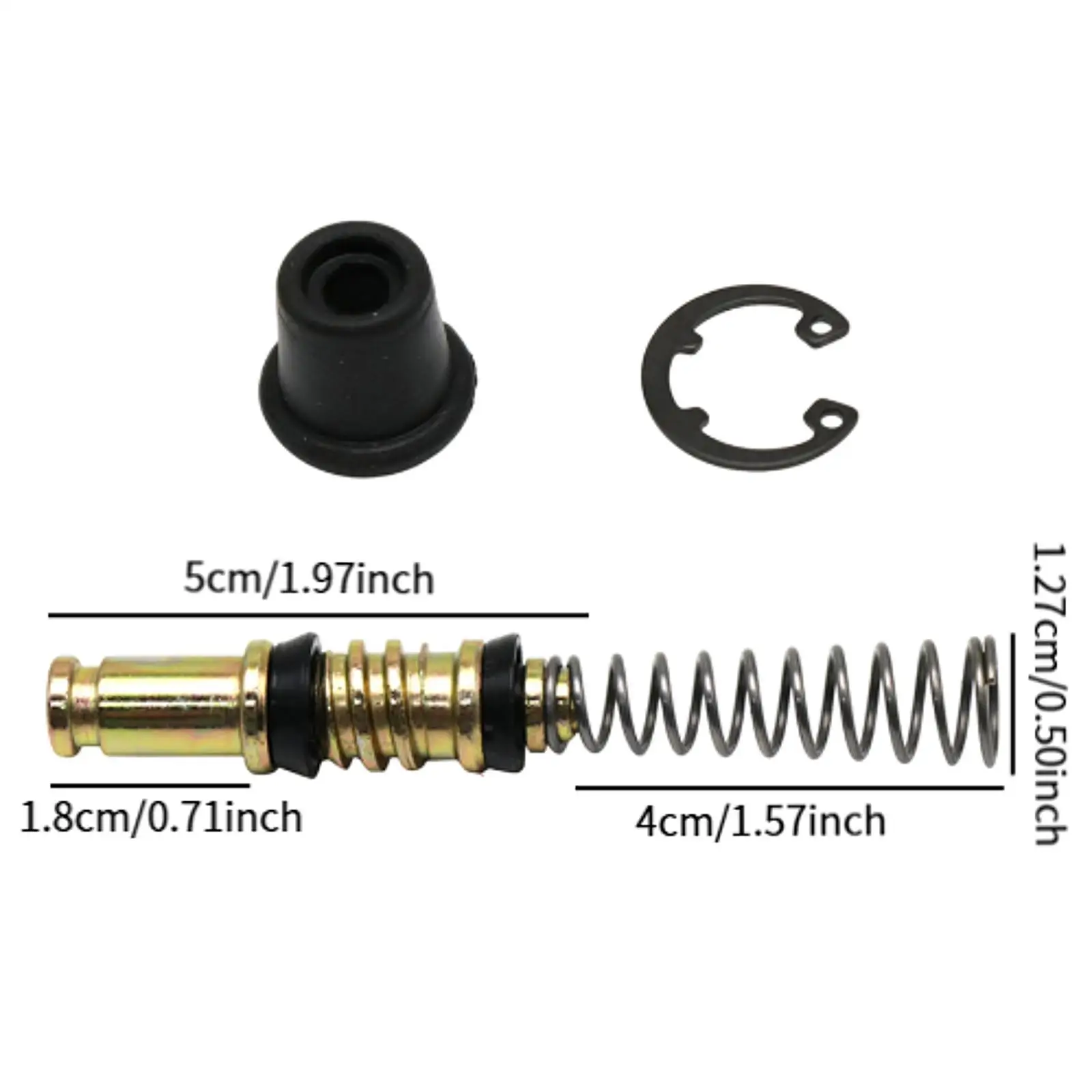Strong Metal Piston Plunger Repair Kit Complete Master Cylinder Rebuild Accessory for Bike Restoration