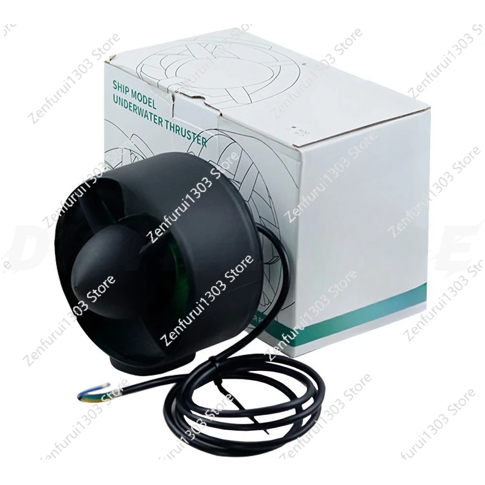 DIY 24V-48V 800W Underwater Thruster Brushless Motor 140mm 5 Paddle Propeller 130N Propulsion for  Boat Parts,CCW
