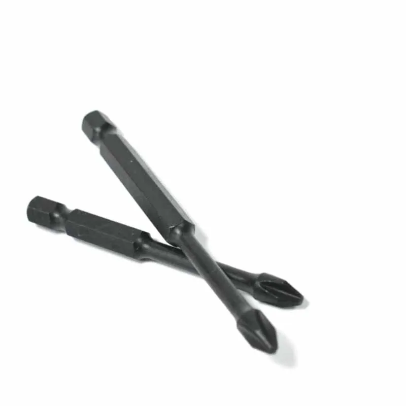 1/5Pcs S2เหล็กสีดำ Cross Hex Shank Allen ประแจ Strong Hexagon Magnetic หกเหลี่ยมไขควง25-150มม.