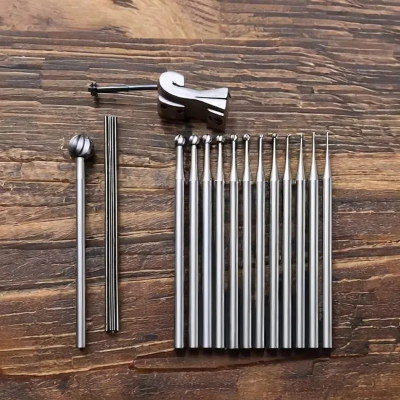 Five pieces per set Rotary Drill Bit Set For Jewelry Carving Polishing Metal Engraving Jewelry Making Processing Tools