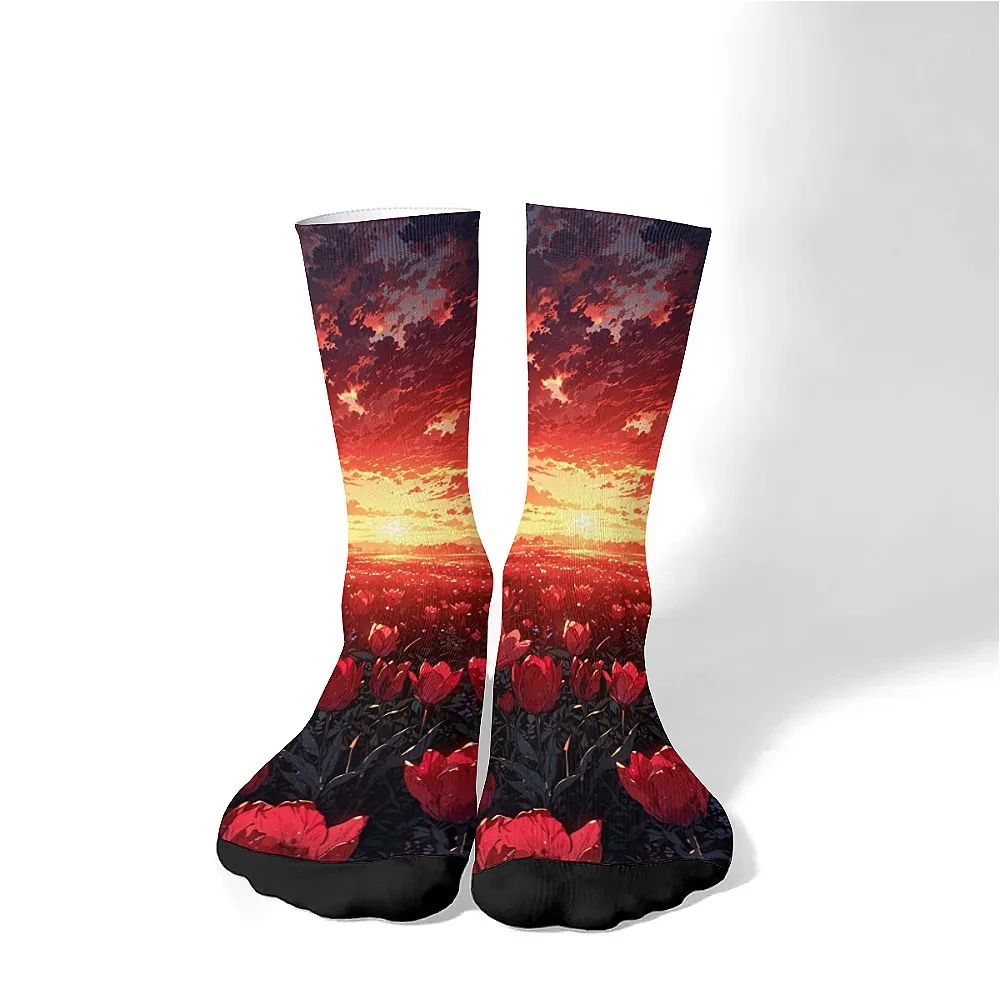 

Мужские модные носки в винтажном стиле, эстетический стиль, носки для экипажа, забавные в стиле хип-хоп, удобные и дышащие, повседневные виды спорта, идеальный подарок