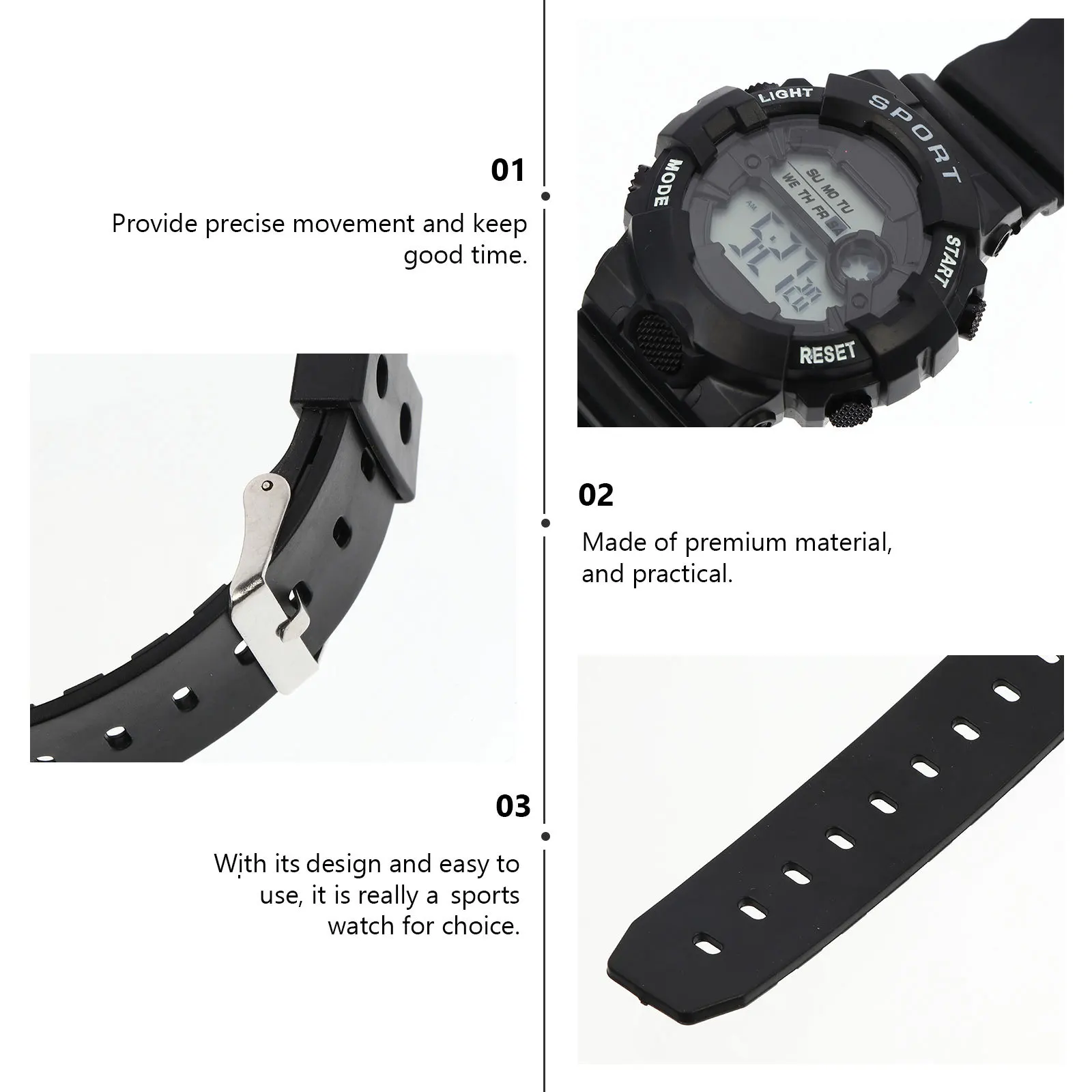 Brilha no escuro à prova dwaterproof água crianças relógio de pulso eletrônico digital para crianças esportes ao ar livre estudante multifuncional