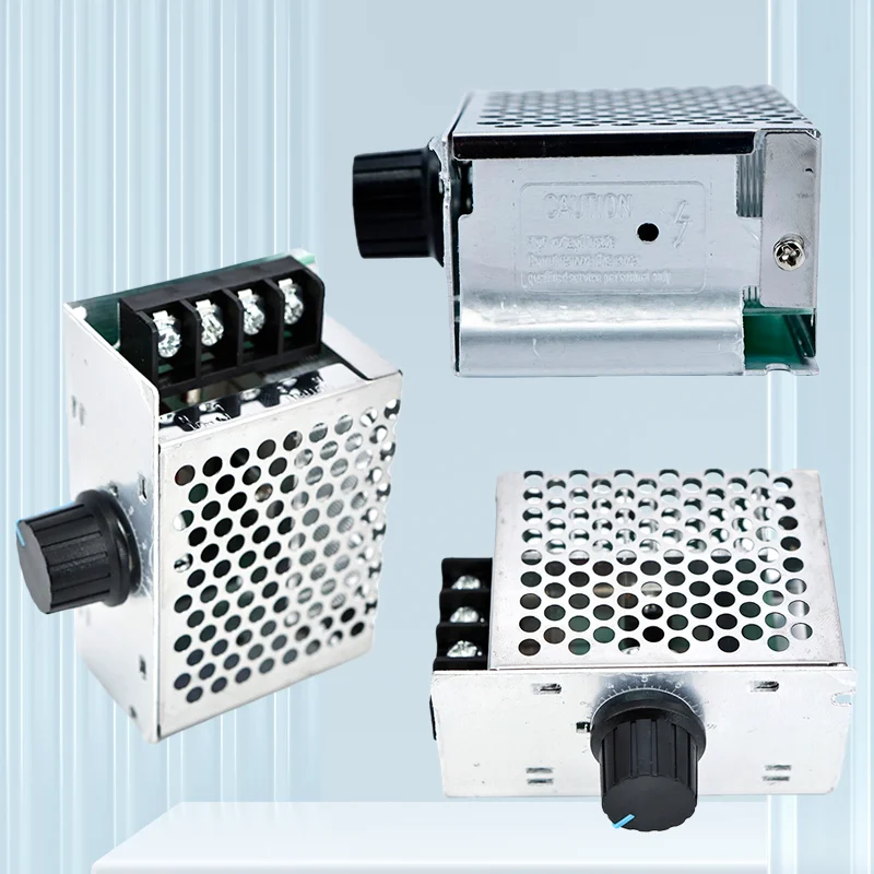 AC 220V 4000W Professional Voltage Regulators High SCR adjustable Speed power Controller Electronic Governor Thermostat 4kw N6