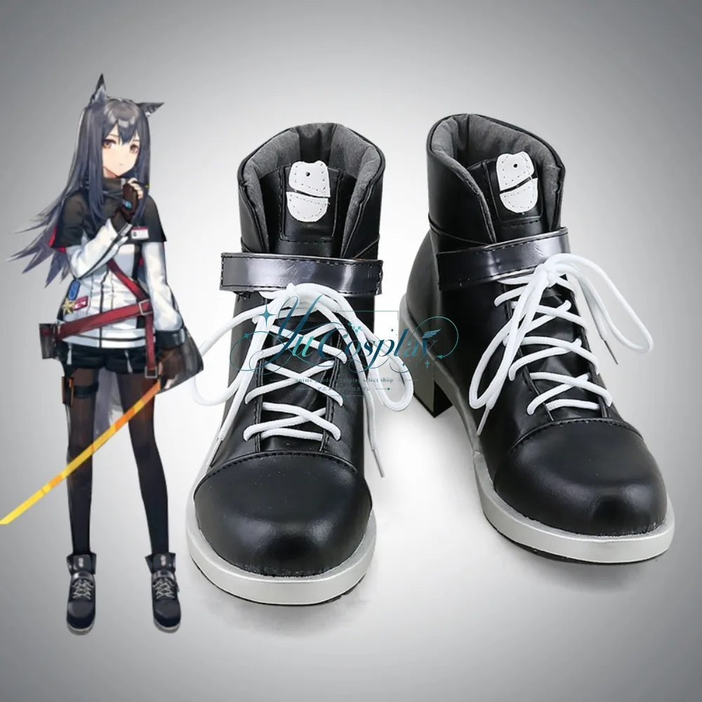 Arknights Texas Cosplay Shoes Character Boots Tactical Style Footwear for Anime Event Halloween Party Costume Performance