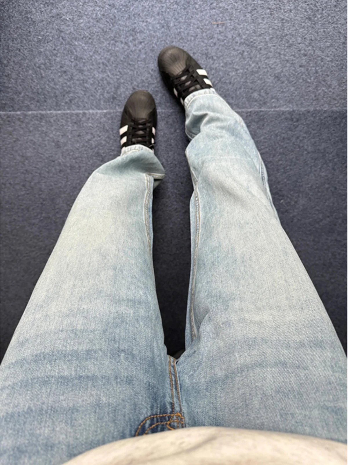 

Light Blue American High Street Straight Leg Jeans Men's Summer Tall Extended Pants 2024 New Retro Long Trousers