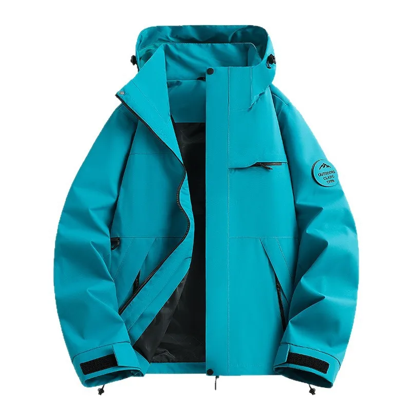 Jacket Windproof And Waterproof Spring And Autumn Men's And Women's Three-in-one Jacket Single-layer Jacket Thin Work Clothes