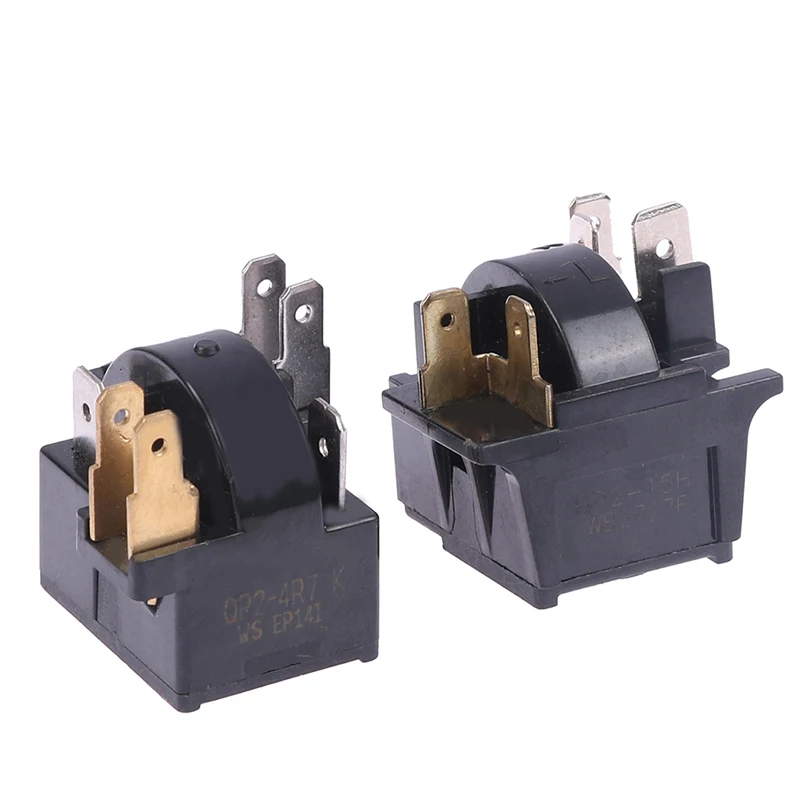 QP2-4.7H QP2-15 Ban Đầu Tủ Lạnh Khởi Động 6-Cắm Khởi Động Tiếp Tủ Lạnh Quá Tải Tấm Bảo Vệ Cho Tủ Lạnh Máy Nén
