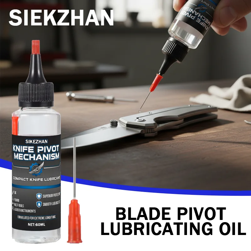 Knife Pivot Lube – Professional Lubricating Oil for Folding Knives and Bearings, Smooth Lubrication and Rust Prevention