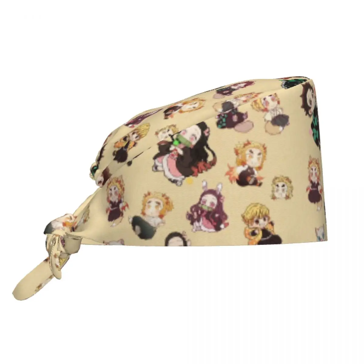 Custom Demones S-Slayer Scrubs Cap Surgical Hats Men Women Operating Room Cap Operator Hats Lab Works Hat