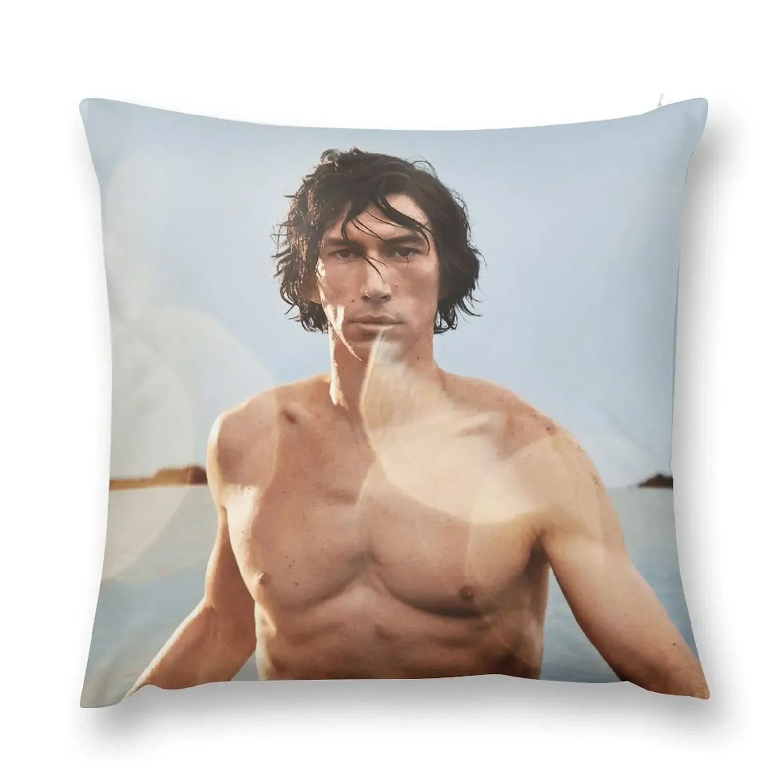 Shirtless 2021 Adam Driver Throw Pillow Ornamental Pillow Bed pillowcases pillow