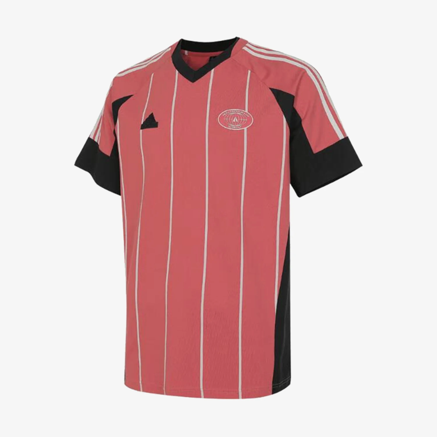 

adidas genuine Summer new men's V-neck soccer training jersey JC5678