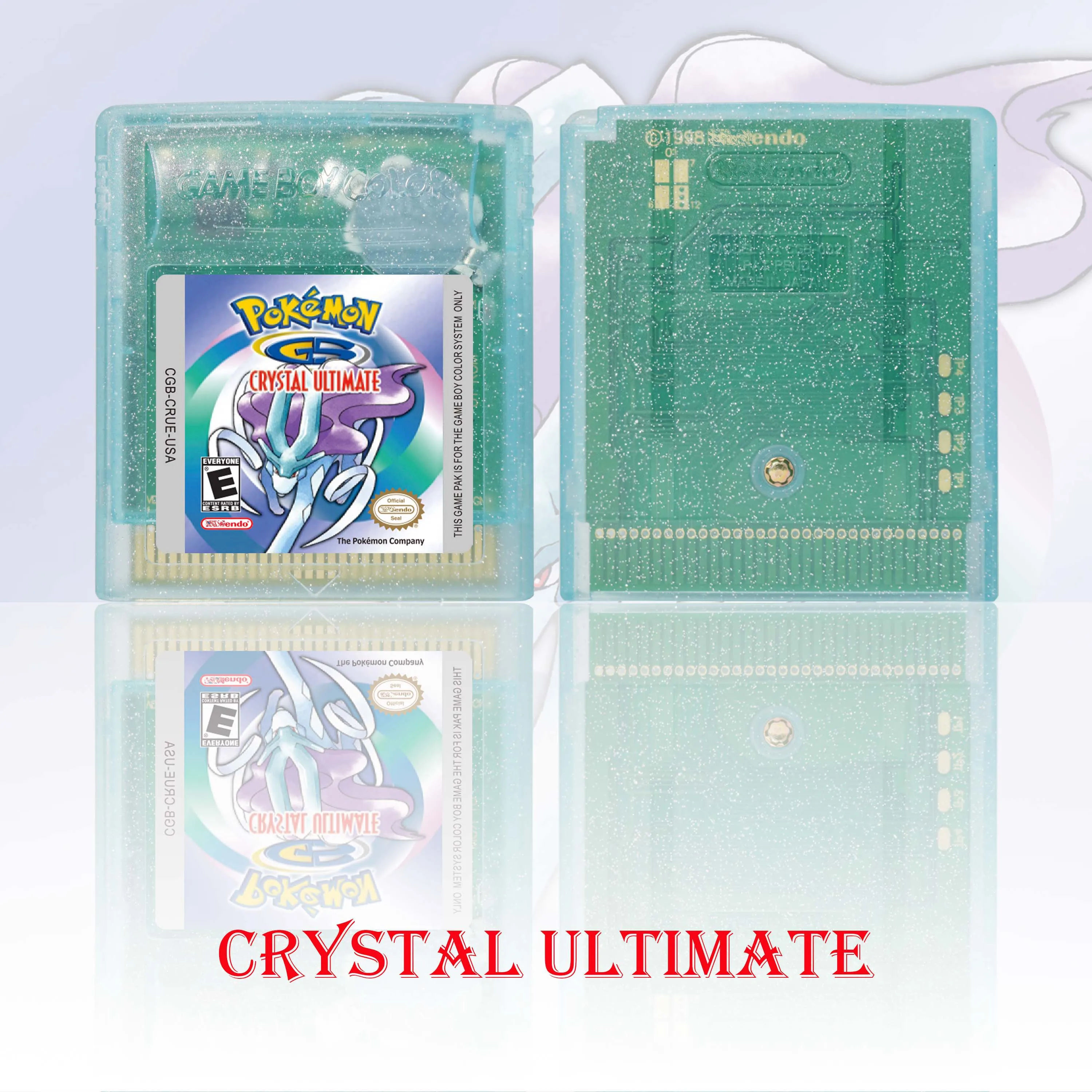 

Pokemon Crystal Ultimate (v1.0.7.5 Version) GBC Game Cartridge 16 Bit Video Game Console Card High Quality GBC Video Game