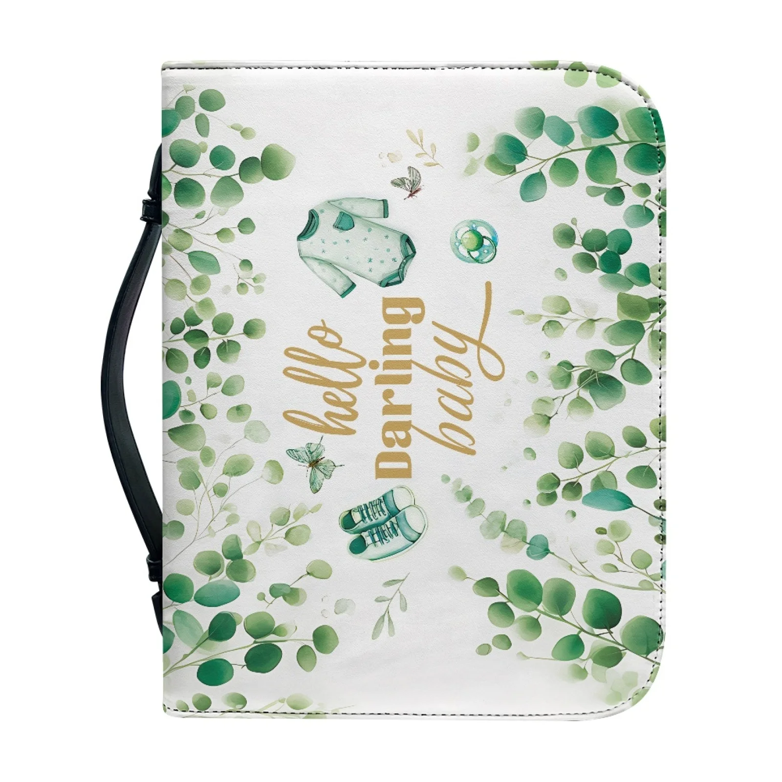 XIXIRIMIDO Hello Darling Baby Eucalyptus Fashion 2026 Bible Covers PU Leather Multi Functional Bible Bag for Women