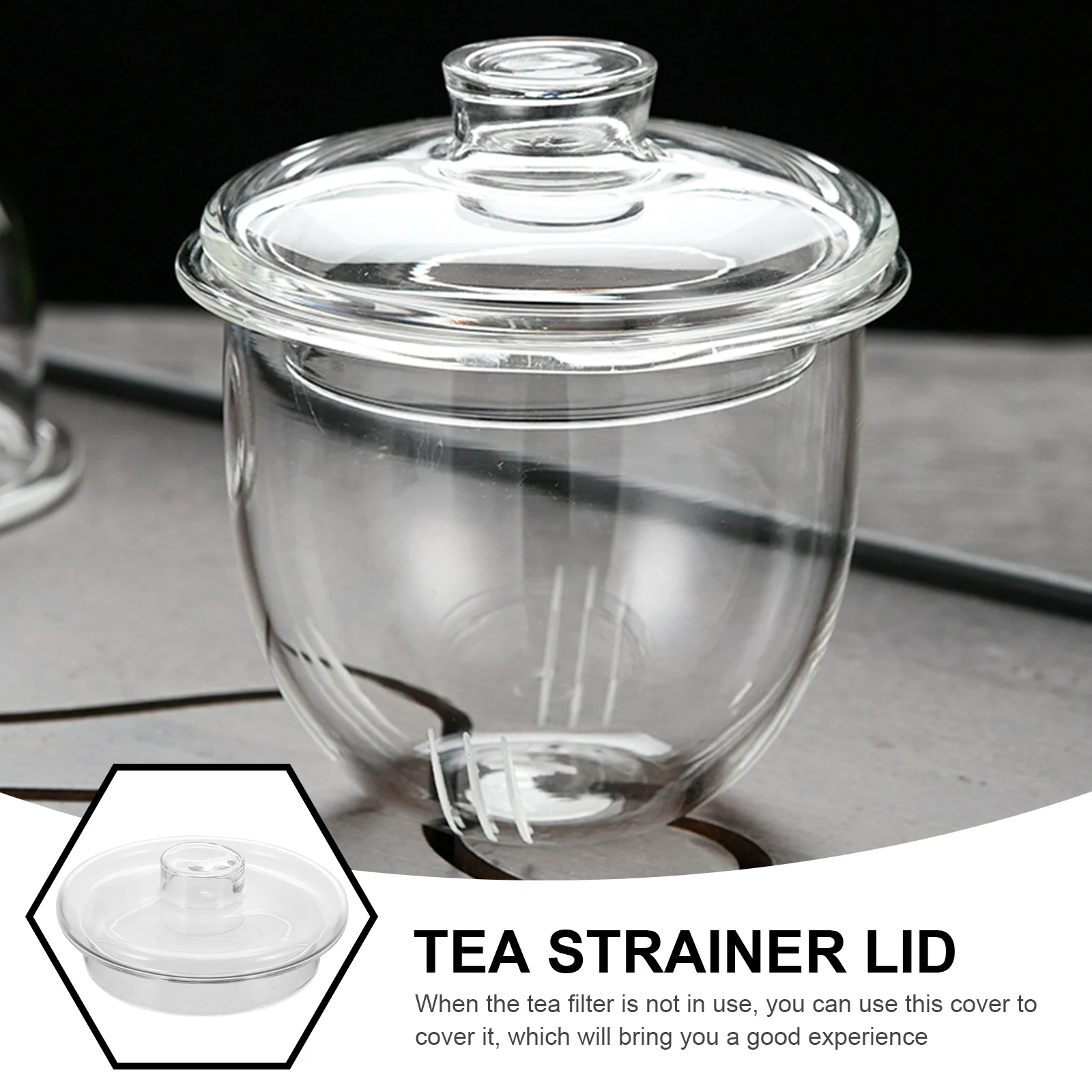 Couvercle en verre pour théière Borosilicate résistant à la chaleur, facile à nettoyer, accessoire robuste et digne, couvercle de théière