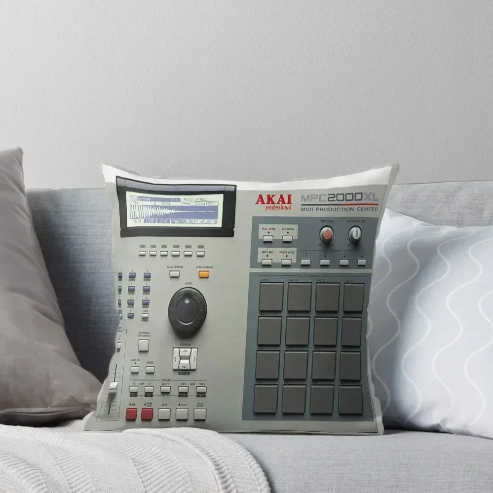 AKAI MPC 2000XL 90s Underground Hip Hop Throw Pillow anime girl Christmas Pillows christmas supplies pillow