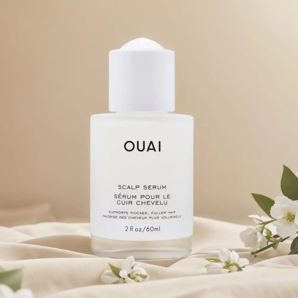 

OUAI 60ml Scalp Nourishing Essence Increase Hair Volume Strengthen Hair Roots Original Brand Balancing Ginseng Hair Care Serum