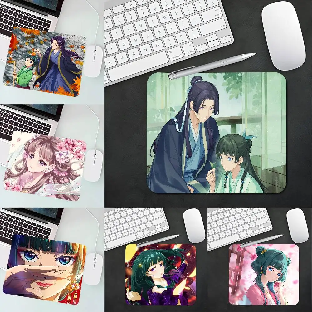 Anime The Apothecary Diaries Mousepad Small LockEdge Mouse Pad For Gamers Computer Desk Pad Rectangular Anti-slip Rubber