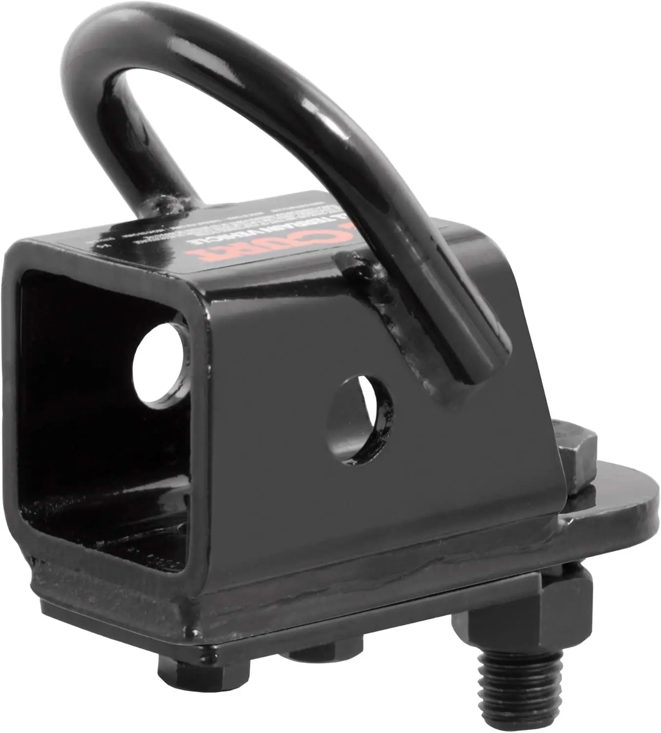 

45006 2-дюймовый квадроцикл с болтовым креплением, адаптер приемника прицепа UTV, глянцевое черное порошковое покрытие