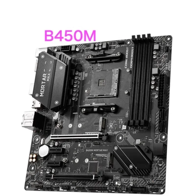 

Suitable For MSI B450M MORTAR MAX Desktop Motherboard DDR4 MicroATX Socket AM4 Mainboard 100% Tested OK Fully Work