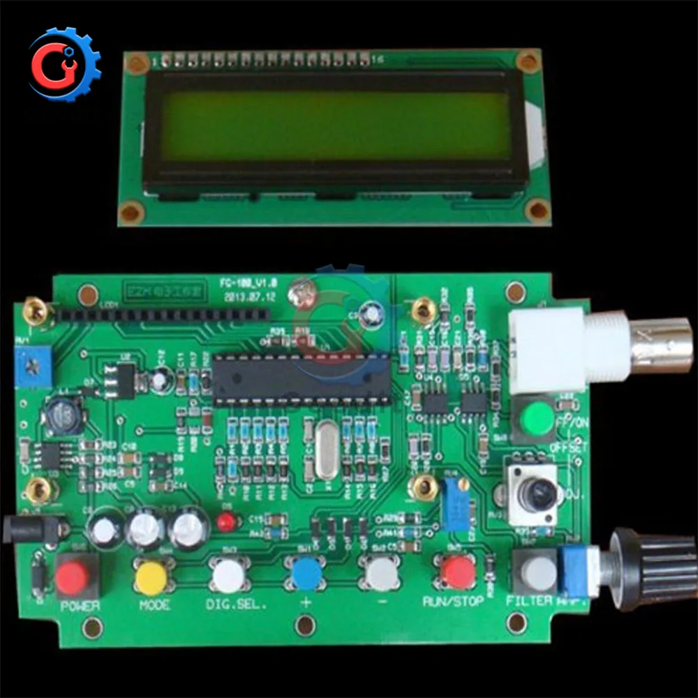 DDS 1HZ-500KHZ Functional Signal Generator Sine Triangle Square Frequency Sawtooth Wave Waveform 3.0-4.9 Inches audio generator