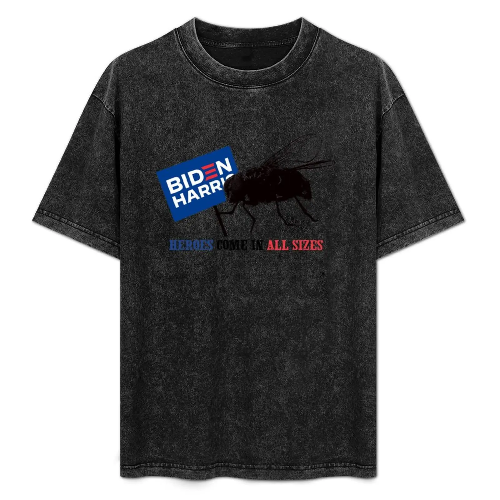 

Funny Fly on Pence with Biden Sign Small Hero T-Shirt Christmas Casual Tee Shirt