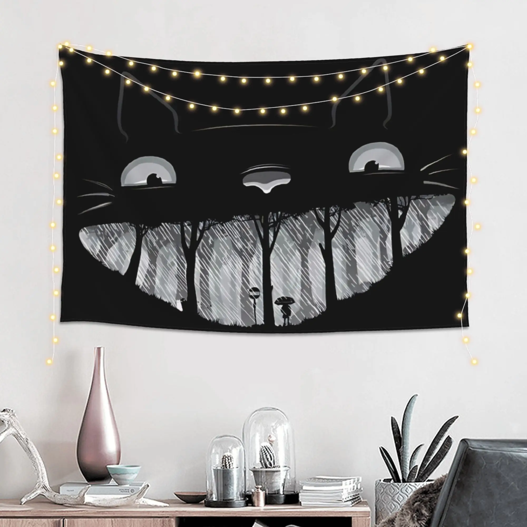 Customized Anime My Neighbor Totoros Cutecore Tapestry  Wall Hanging Blanket Tapestry Home Decor Items Wall Decorations
