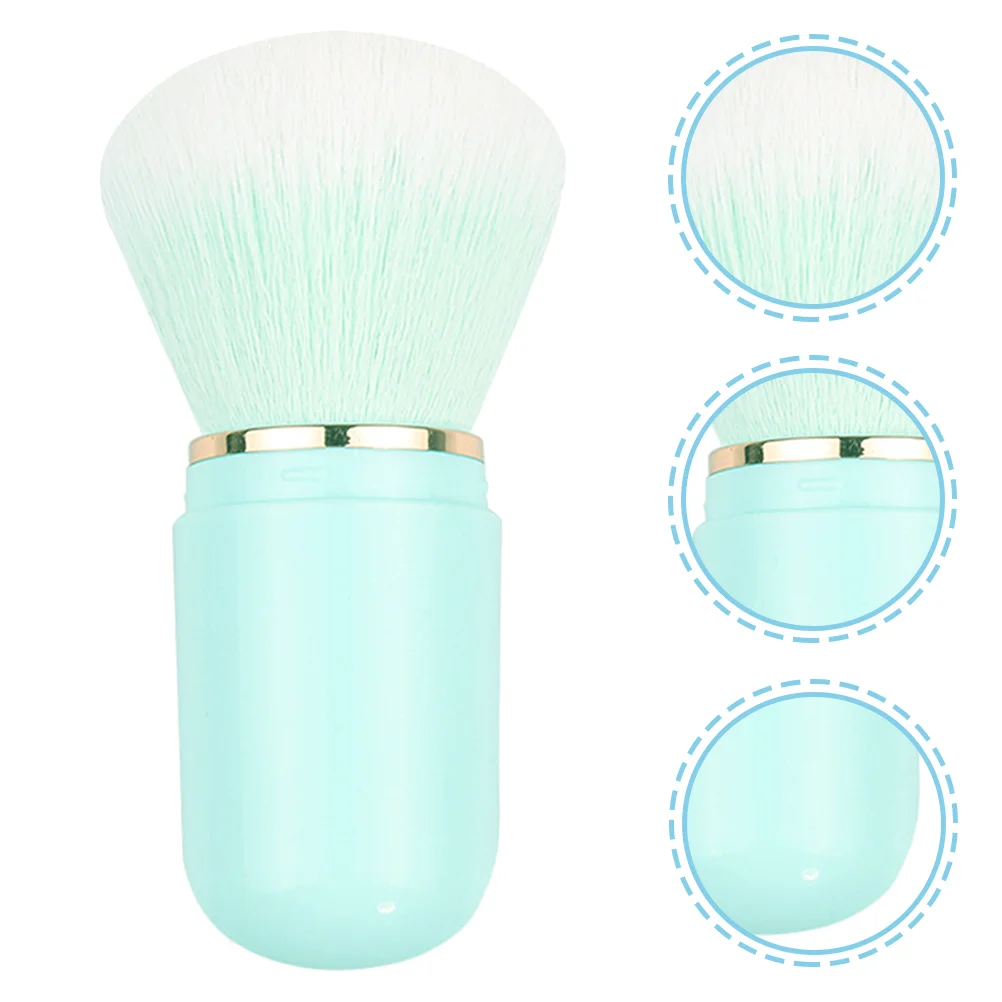 Makeup Brishes Capsule Brush Conjunto de acessórios Profissional Retrátil Esticável Pó Viagem