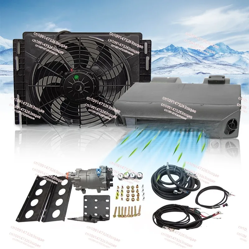 Automotive air conditioner electric set 12V24V parking modified air conditioning system compressor condenser