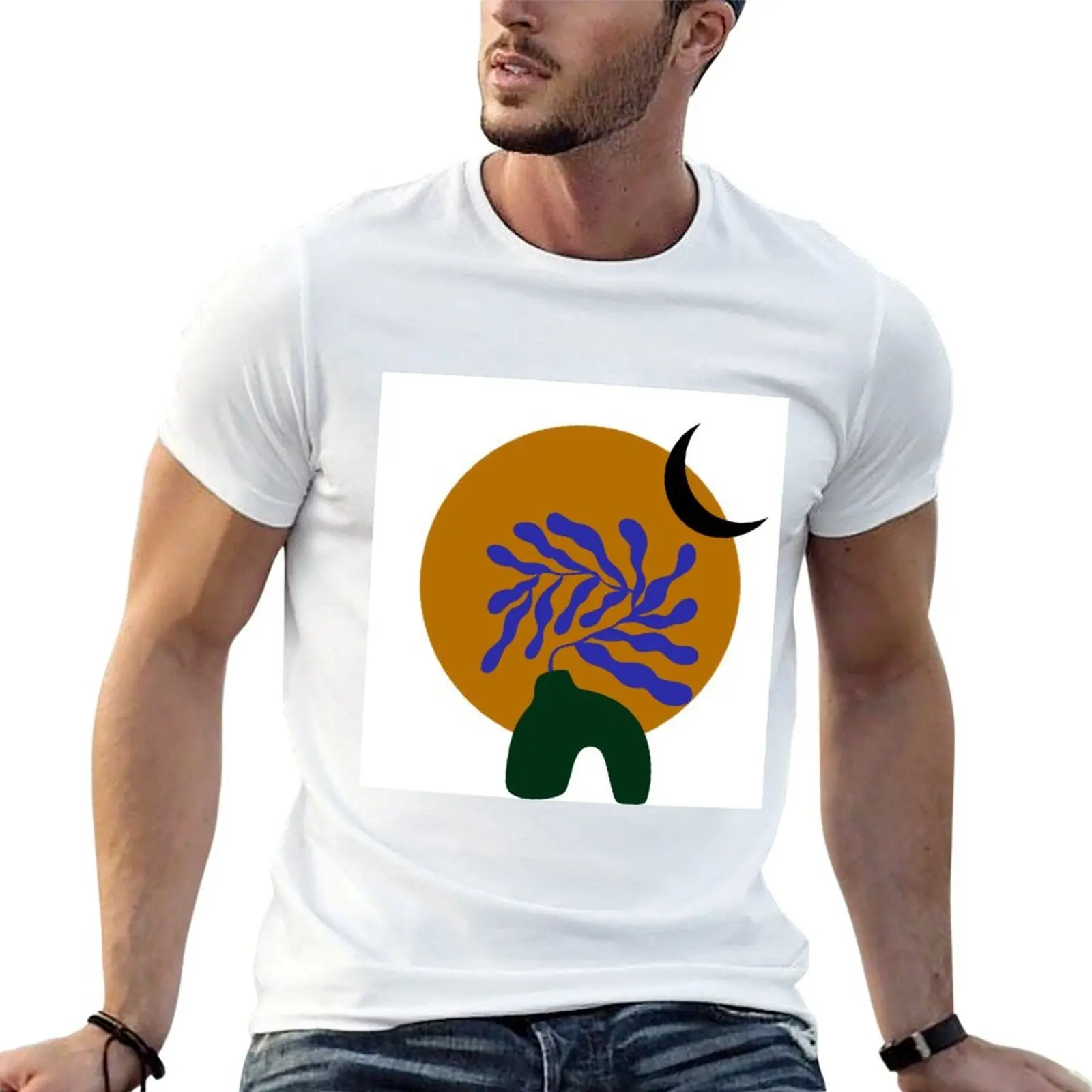 

Bended Florals T-Shirt t shirt man casual t shirts with prints man t shirts graphic T-shirt