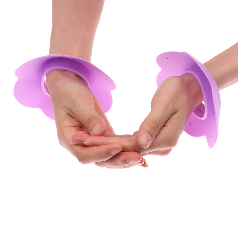 1PC Washable Face Wash Wristbands Silicone Spilling Down Your Arms Wrist Strap Wet Sleeves For Washing Keep Clean Dry While