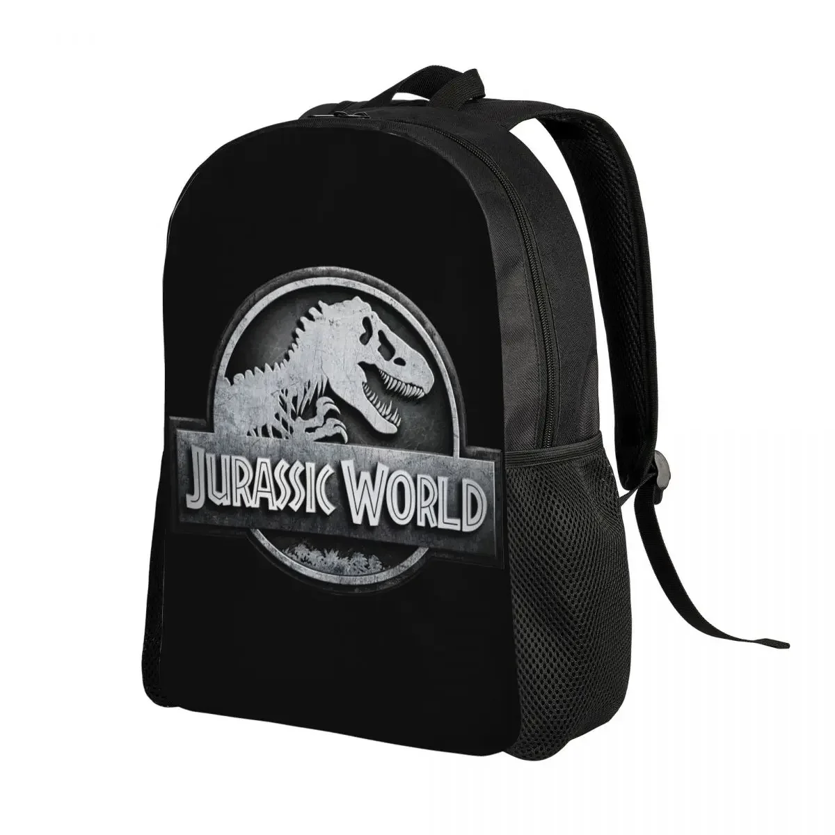 Jurassic Park Travel Backpack Men Women School Laptop Bookbag Dinosaur Print College Student Daypack Bags